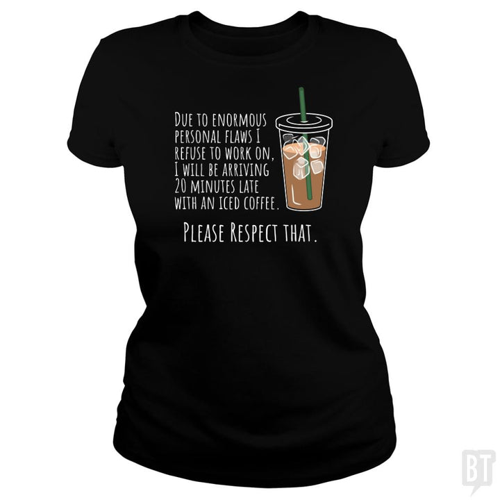 Iced Coffee - BustedTees.com