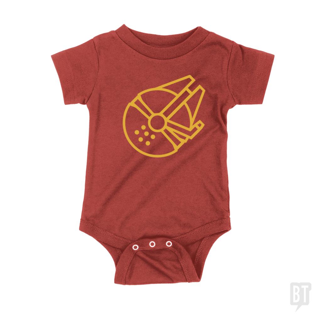Millennium Falcon Kids Shirt - BustedTees.com
