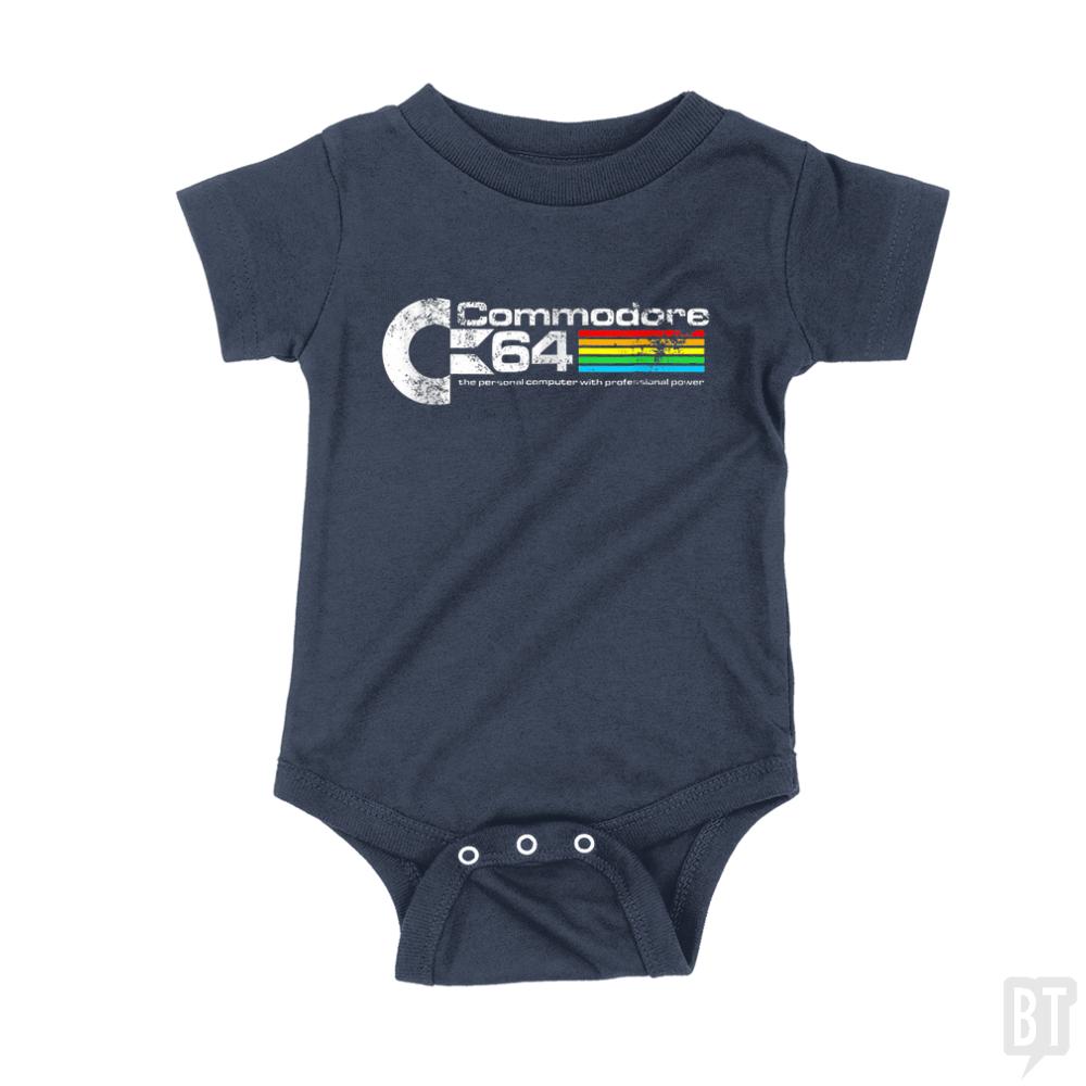 Commodore 64 Onesie - BustedTees.com
