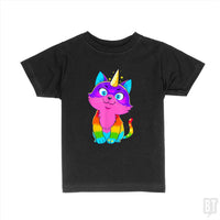 Load image into Gallery viewer, Caticorn Kids Shirt - BustedTees.com
