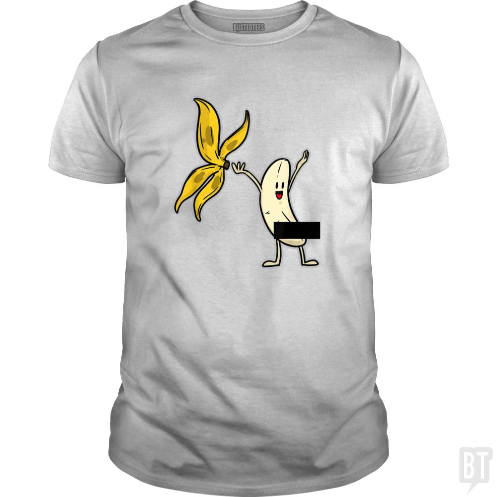 Banana Striptease Censored  Naked Funny Adult - BustedTees.com