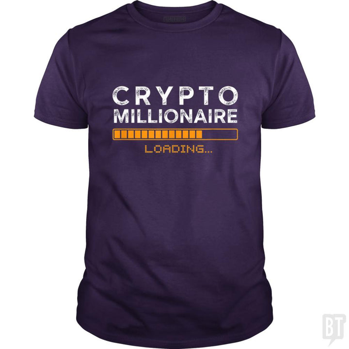 Crypto Millionaire Loading - BustedTees.com