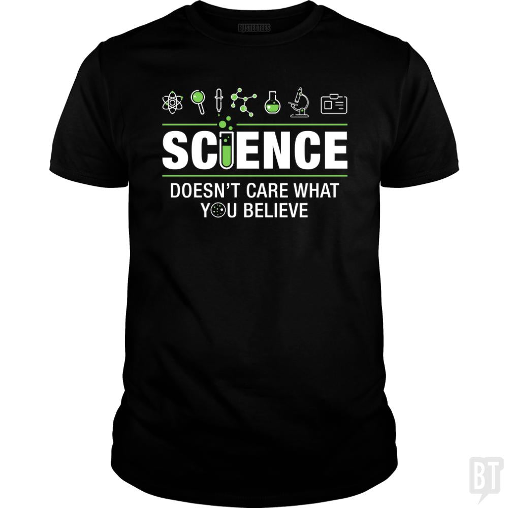 Doesnt Care What You Believe - BustedTees.com