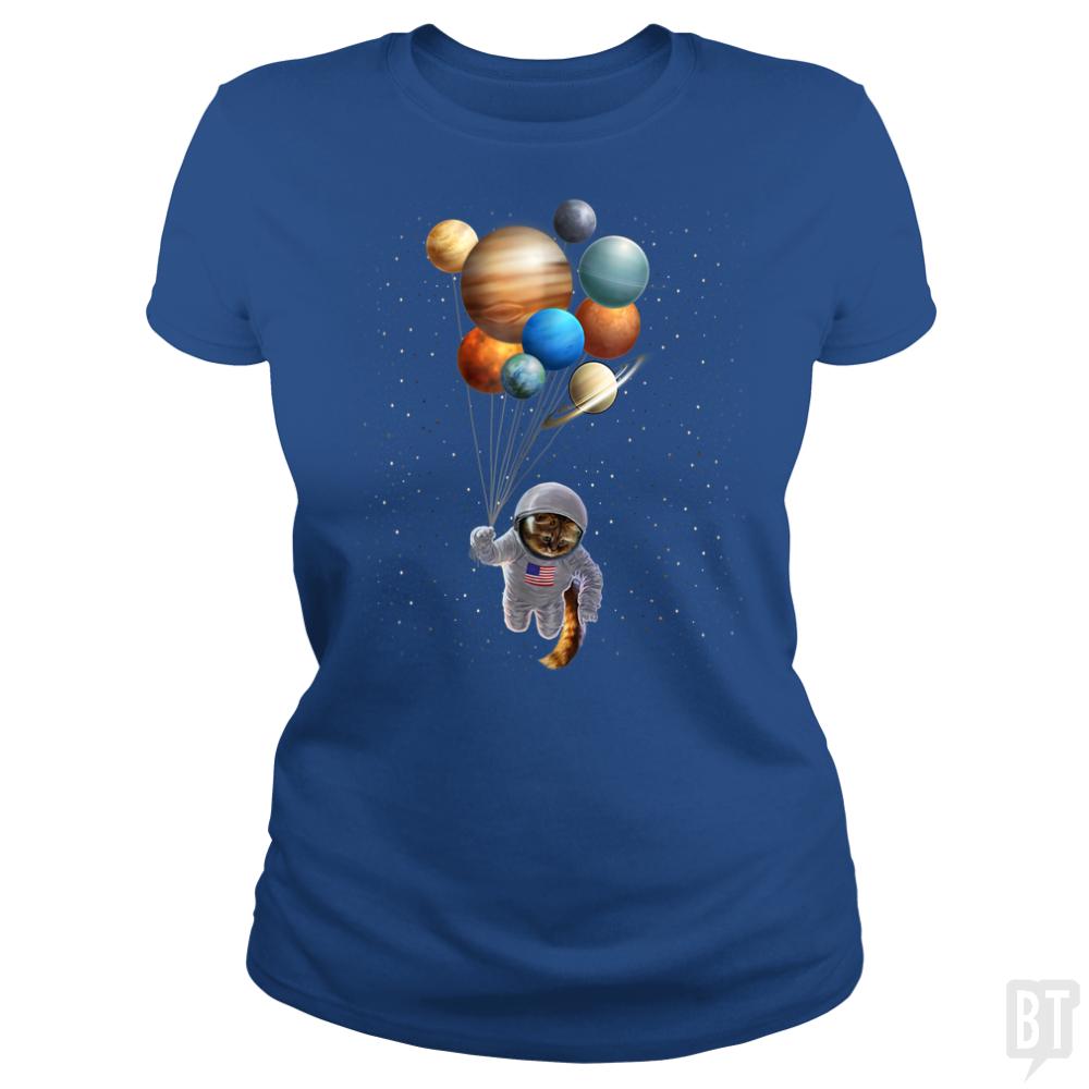 Astronaut Cat - BustedTees.com