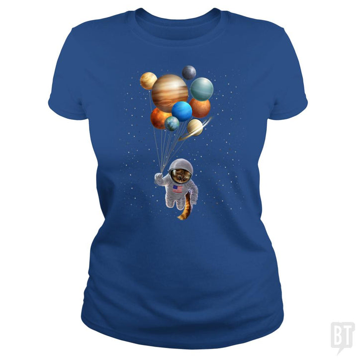 Astronaut Cat - BustedTees.com