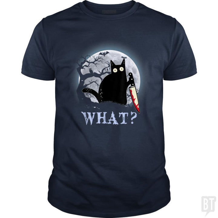 Halloween Murder Cat - BustedTees.com