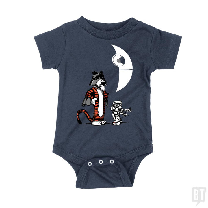 DARTH HOBBES AND CALVIN TROOPER Kids Shirt - BustedTees.com