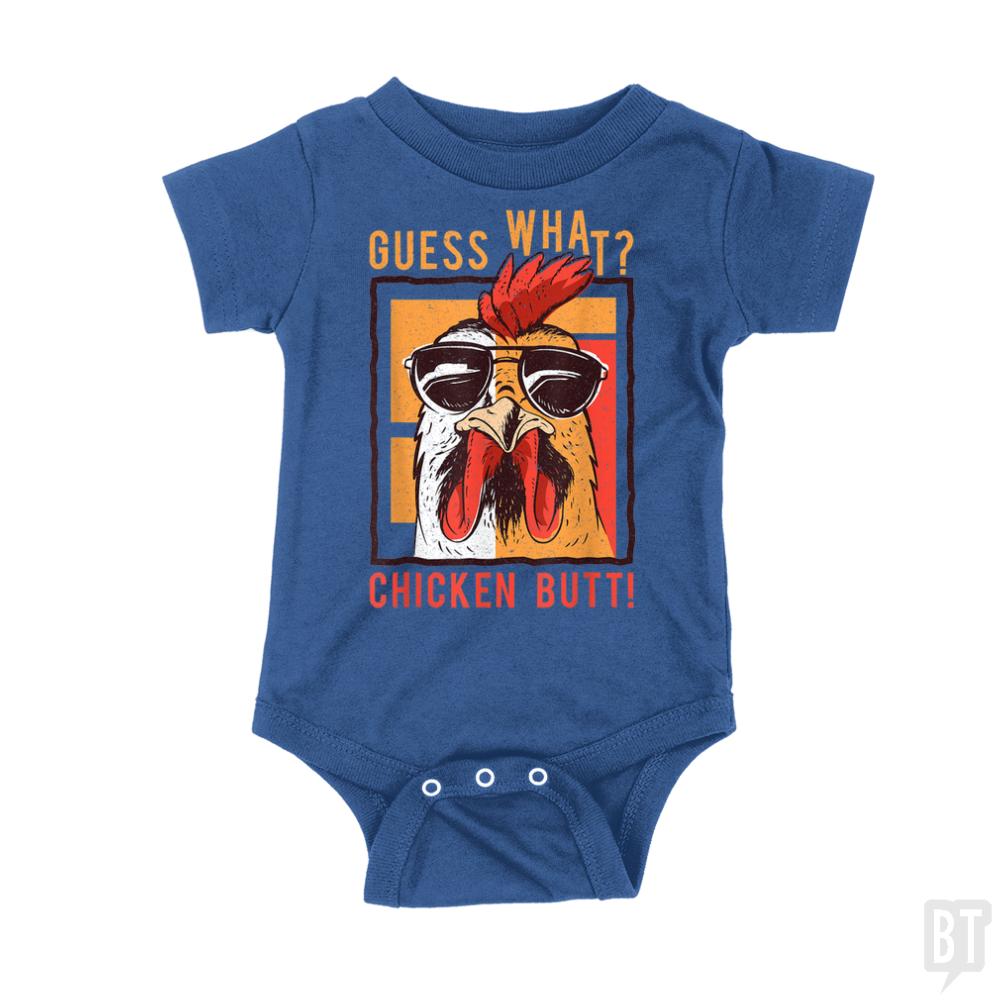 Guess What Chicken Butt Kids Shirt - BustedTees.com