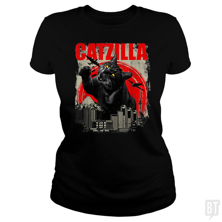 Tabby Catzilla - BustedTees.com