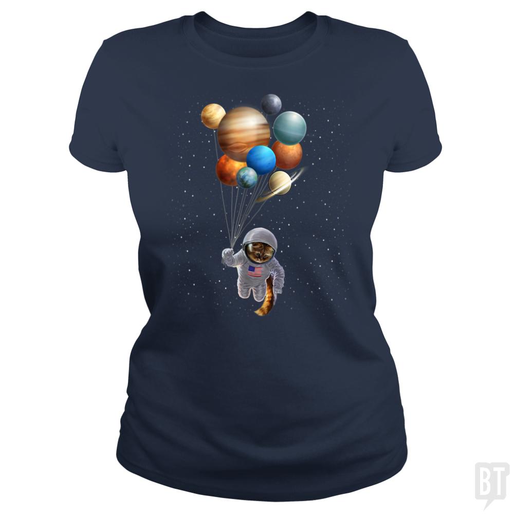 Astronaut Cat - BustedTees.com