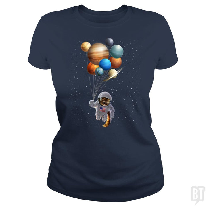Astronaut Cat - BustedTees.com