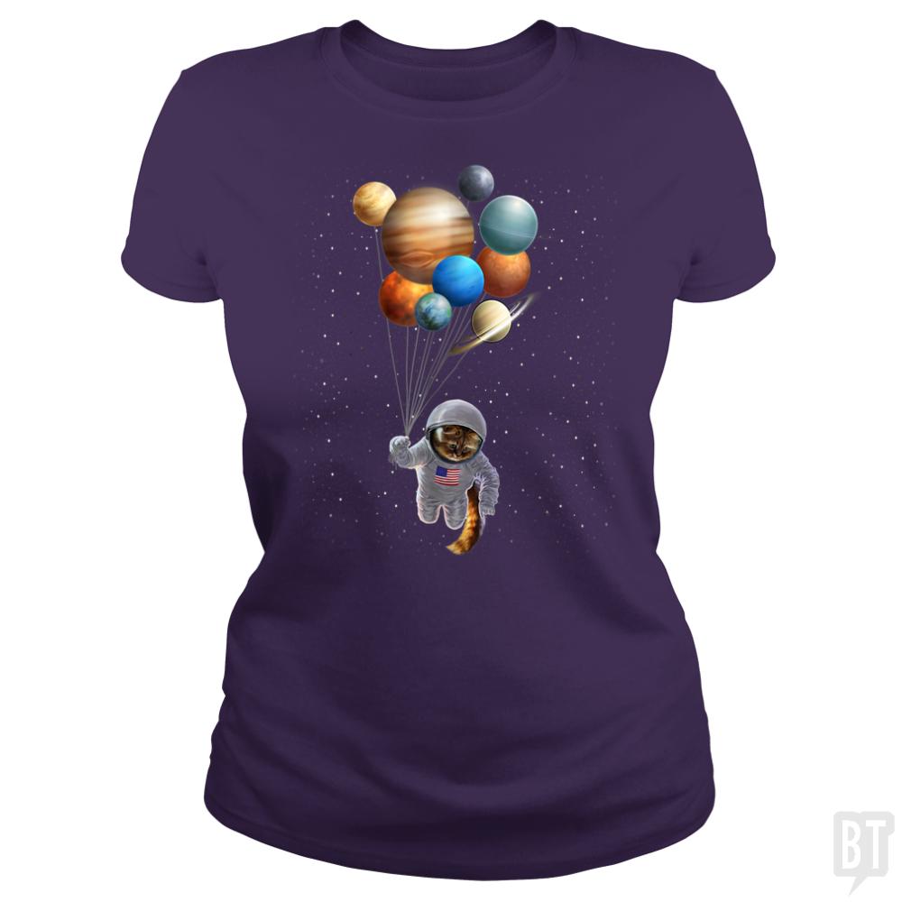 Astronaut Cat - BustedTees.com