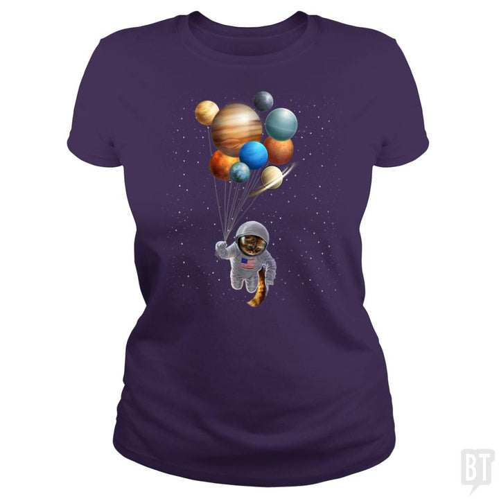 Astronaut Cat - BustedTees.com