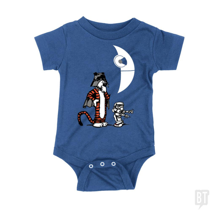 DARTH HOBBES AND CALVIN TROOPER Kids Shirt - BustedTees.com