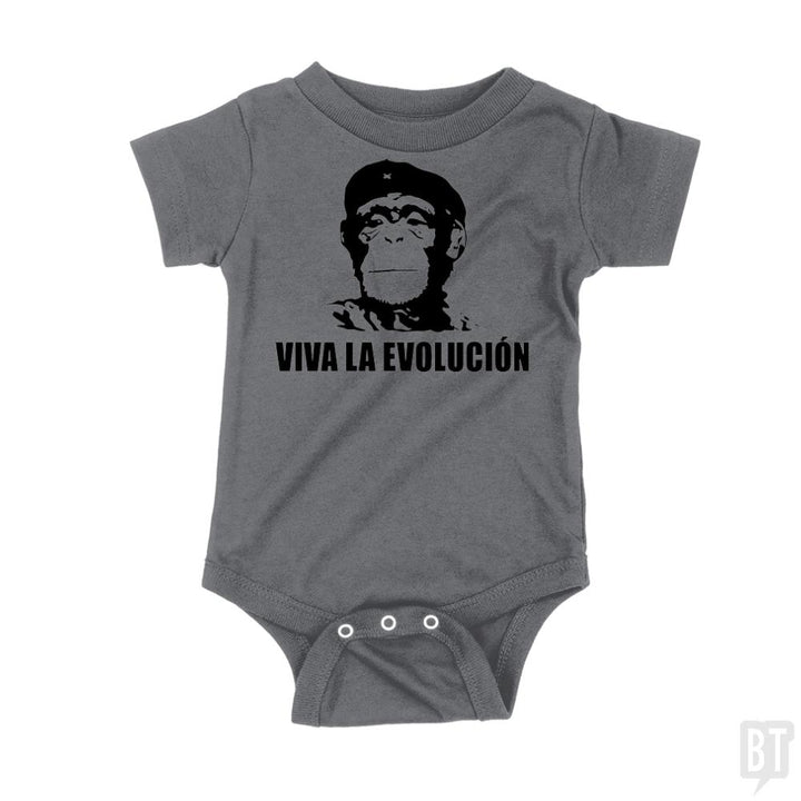 Viva La Evolucion Onesie - BustedTees.com