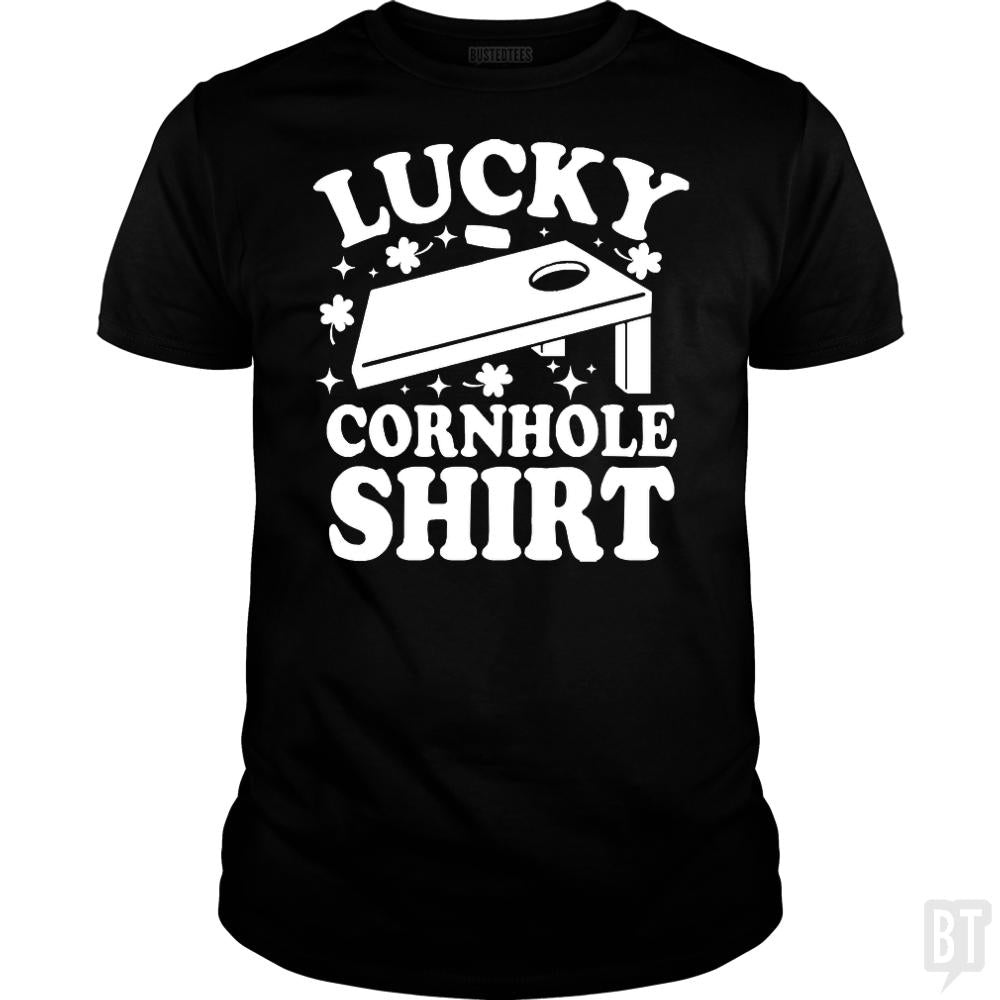 Cornhole Player Lucky Cornhole Shirt (2)