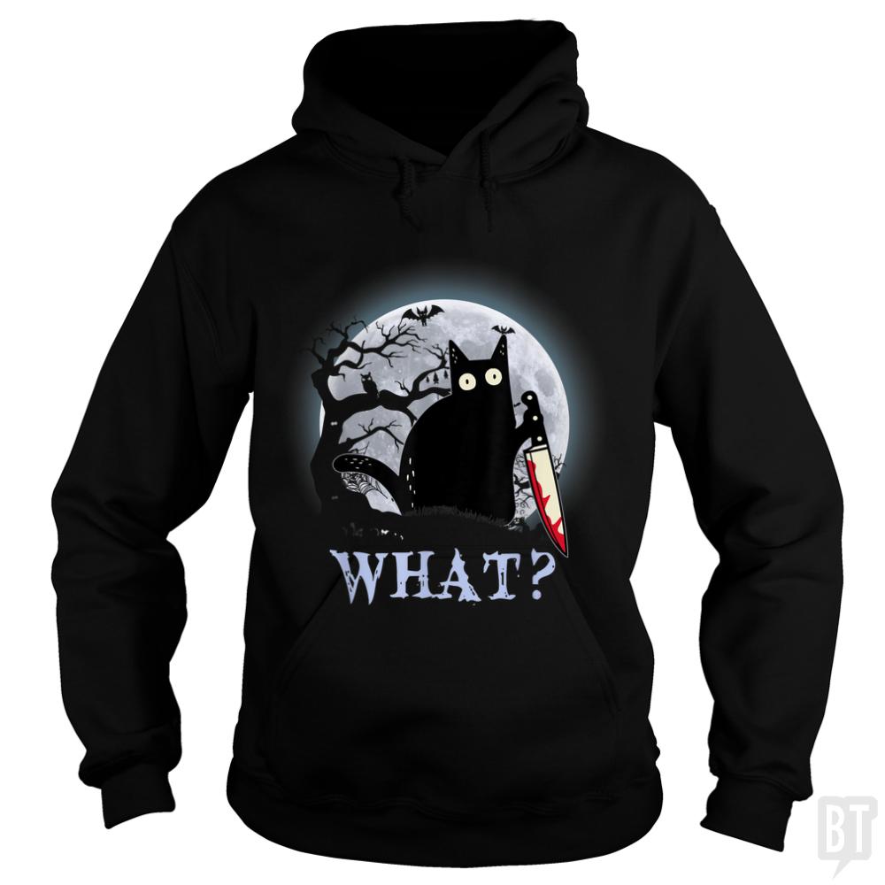 Halloween Murder Cat - BustedTees.com