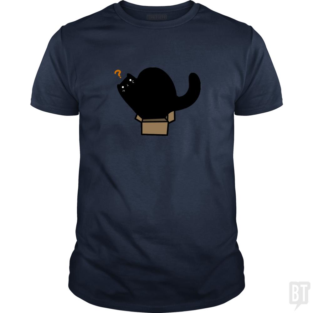 Black Cat Tiny Box - BustedTees.com