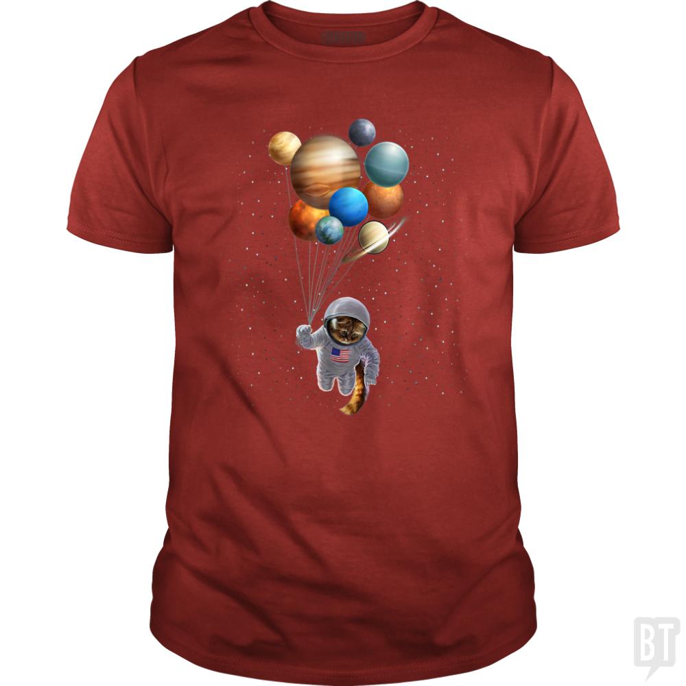 Astronaut Cat - BustedTees.com