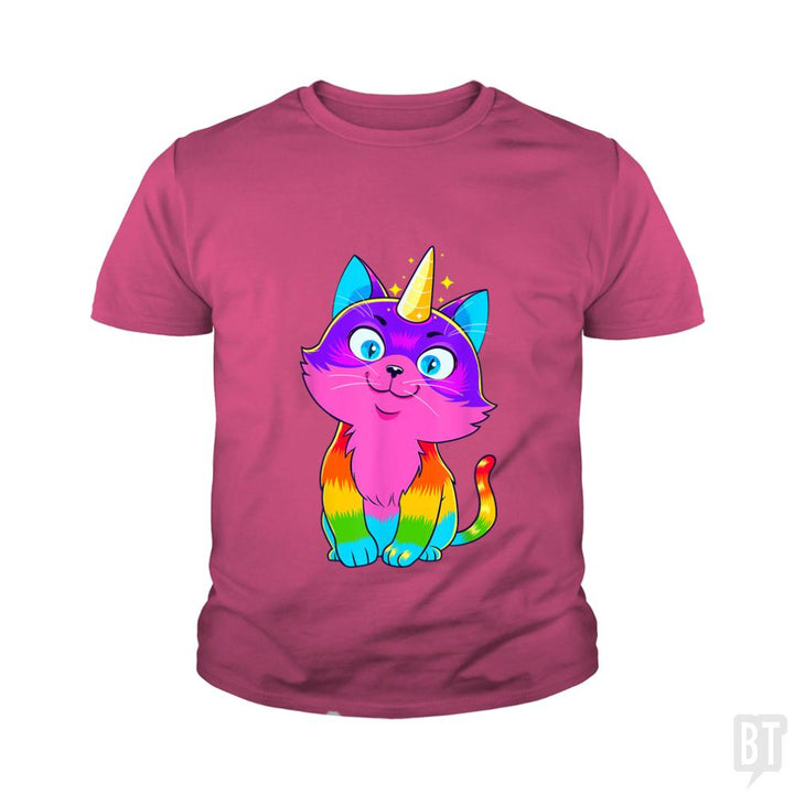 Caticorn Kids Shirt - BustedTees.com