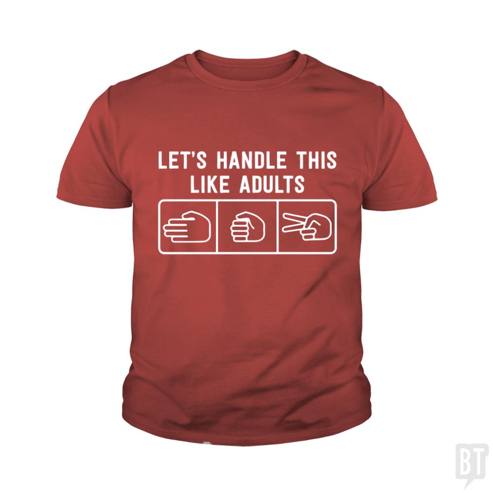 Rock Paper Scissors Kids Shirt - BustedTees.com
