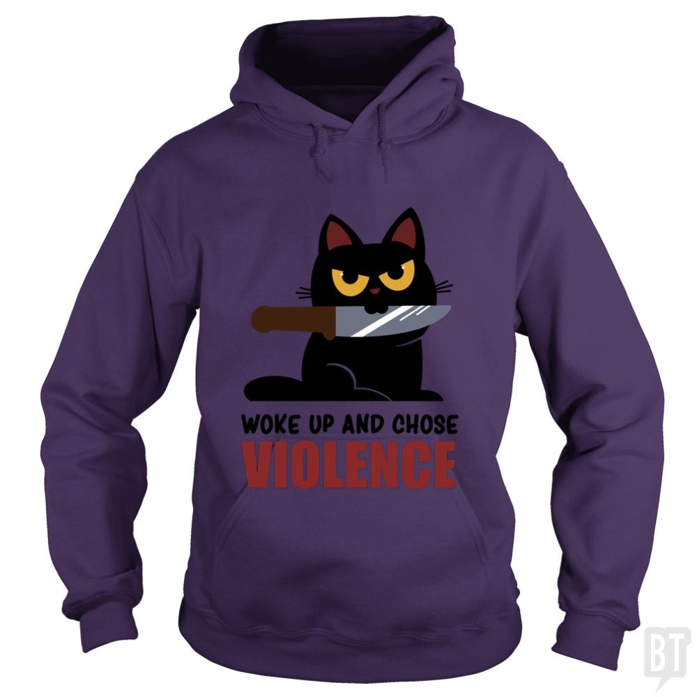 Violent Cat - BustedTees.com