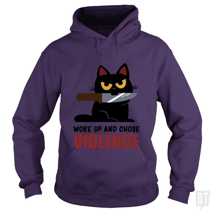 Violent Cat - BustedTees.com