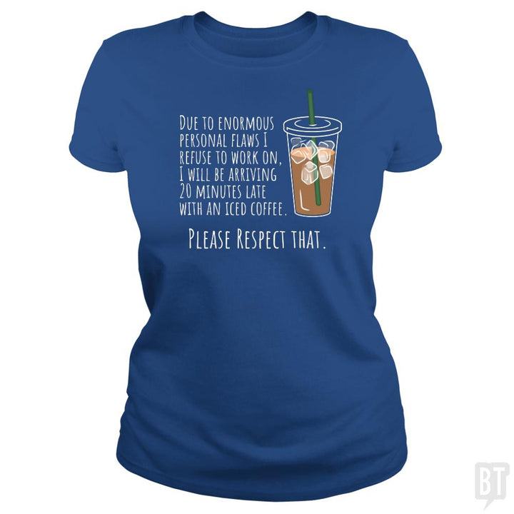 Iced Coffee - BustedTees.com