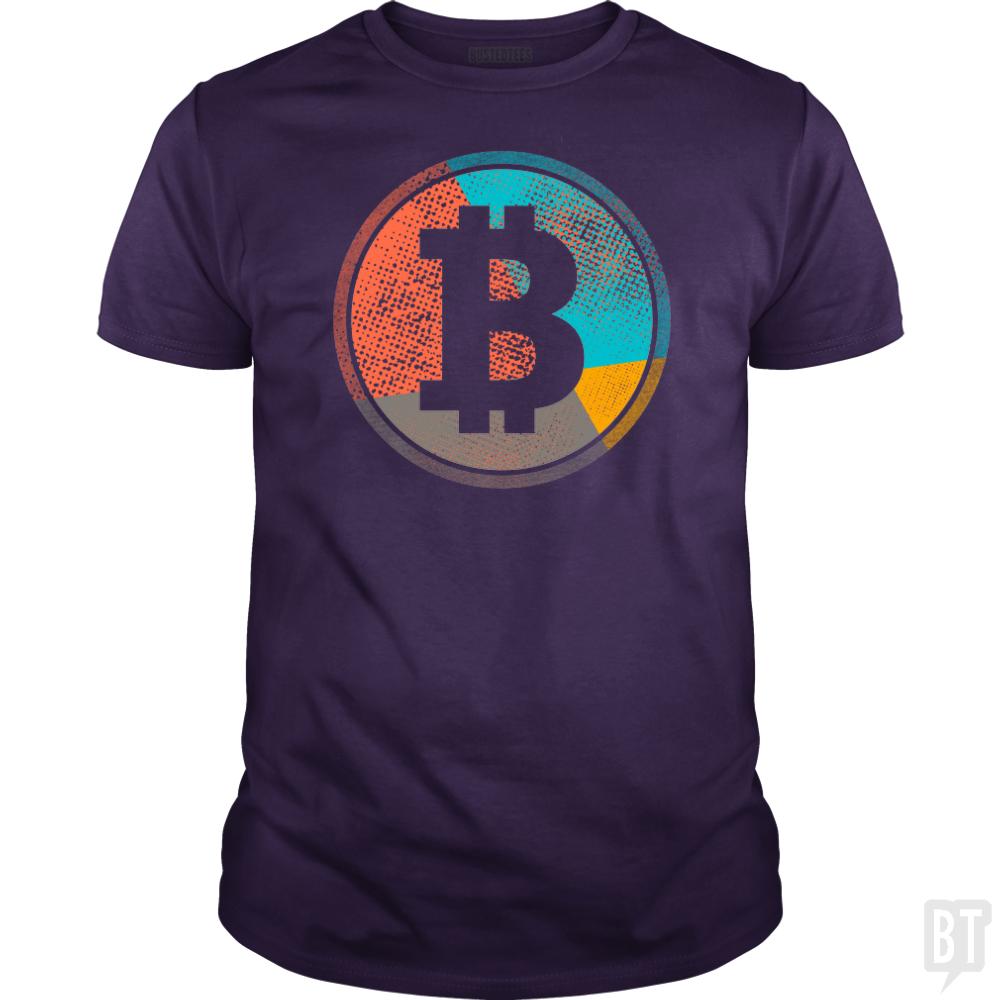 Bitcoin Pop Art - BustedTees.com