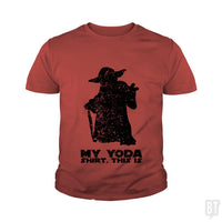 Load image into Gallery viewer, This is my Yoda shirt. Kids Shirt - BustedTees.com
