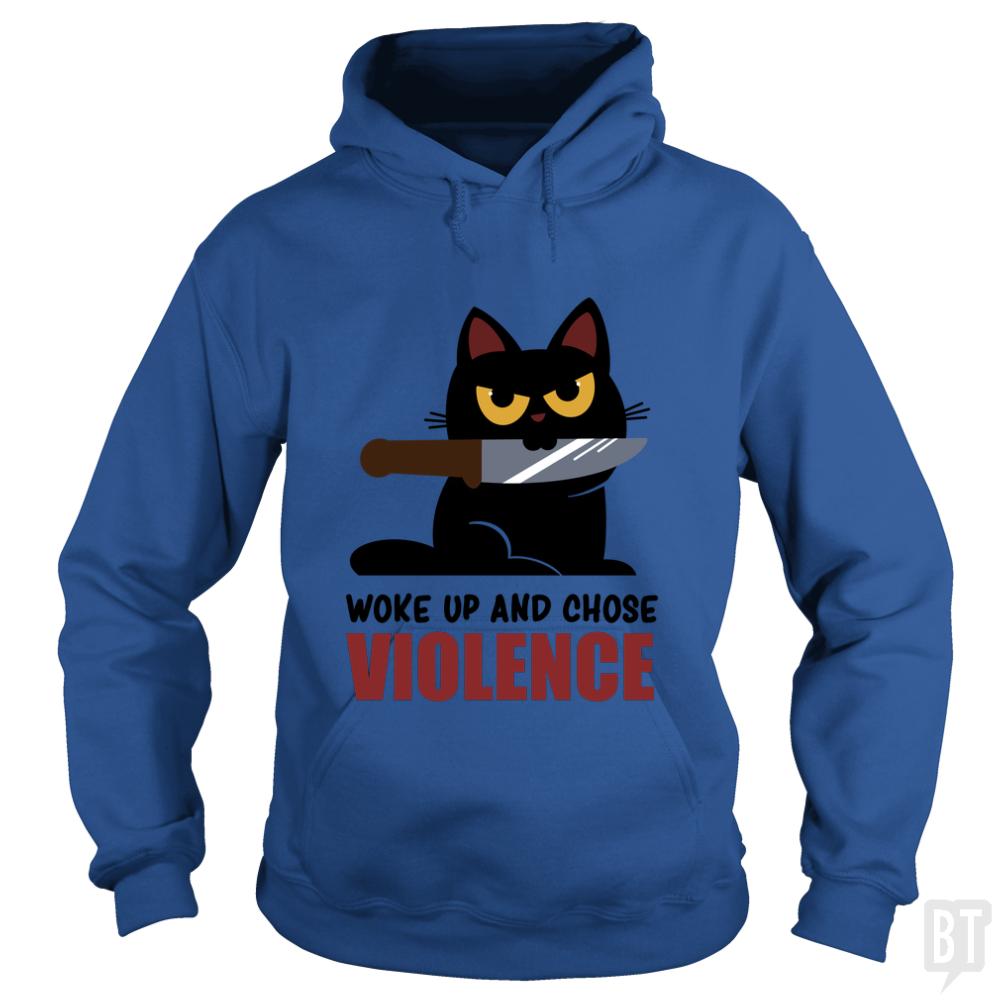 Violent Cat - BustedTees.com