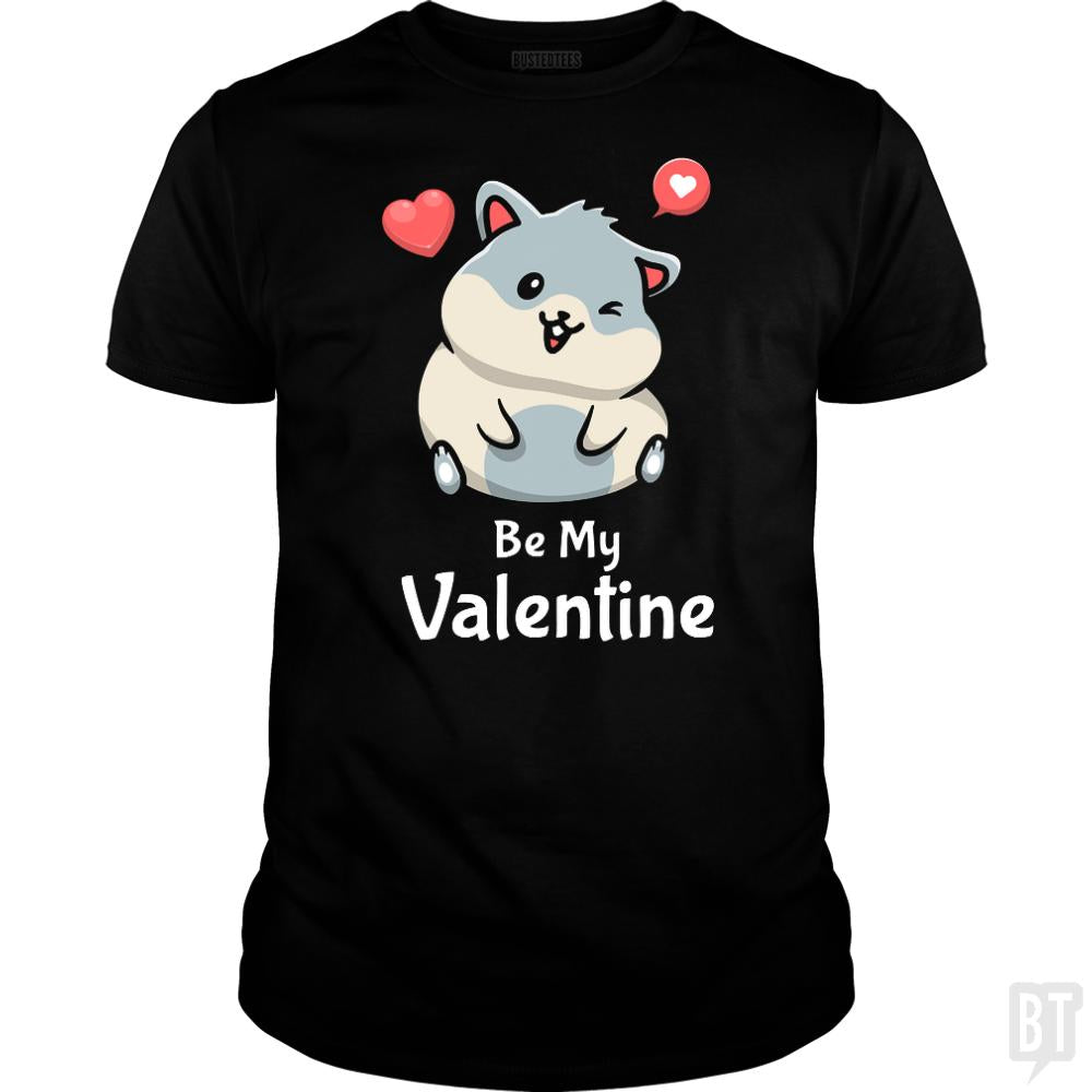 Valentines Day Cute hamster with Red Heart Kids Bo