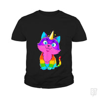 Load image into Gallery viewer, Caticorn Kids Shirt - BustedTees.com
