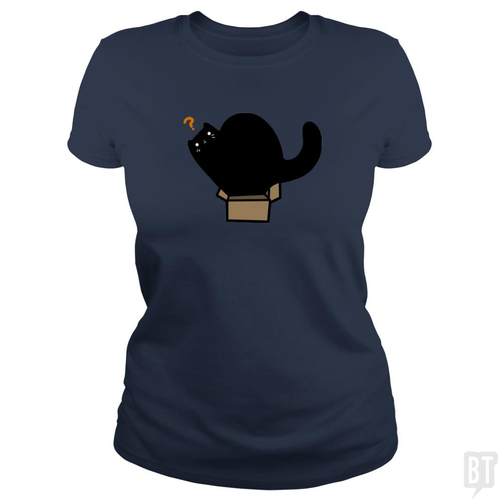 Black Cat Tiny Box - BustedTees.com