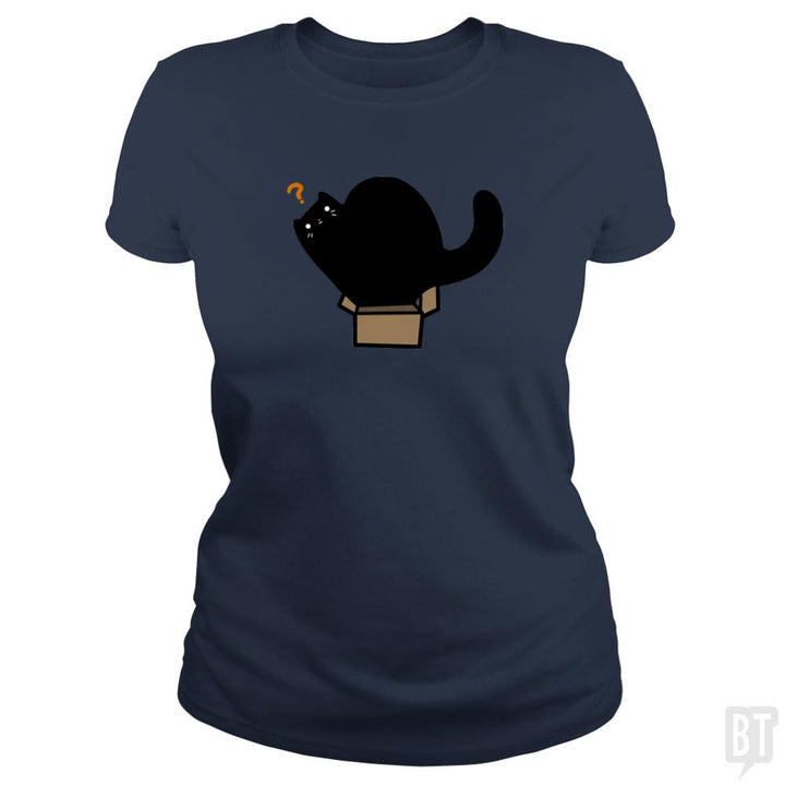 Black Cat Tiny Box - BustedTees.com
