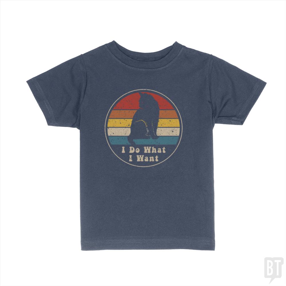 I Do What I Want Kids Shirt - BustedTees.com