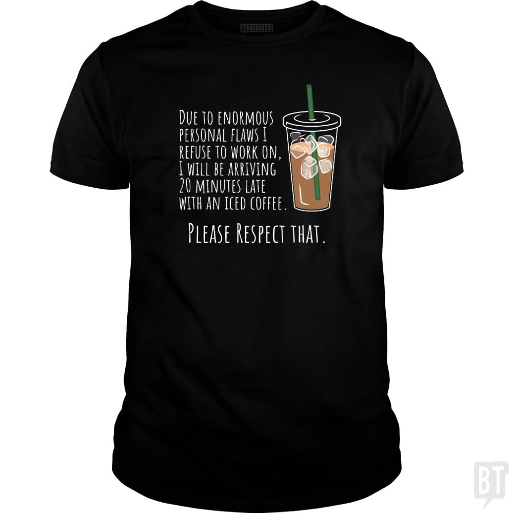 Iced Coffee - BustedTees.com