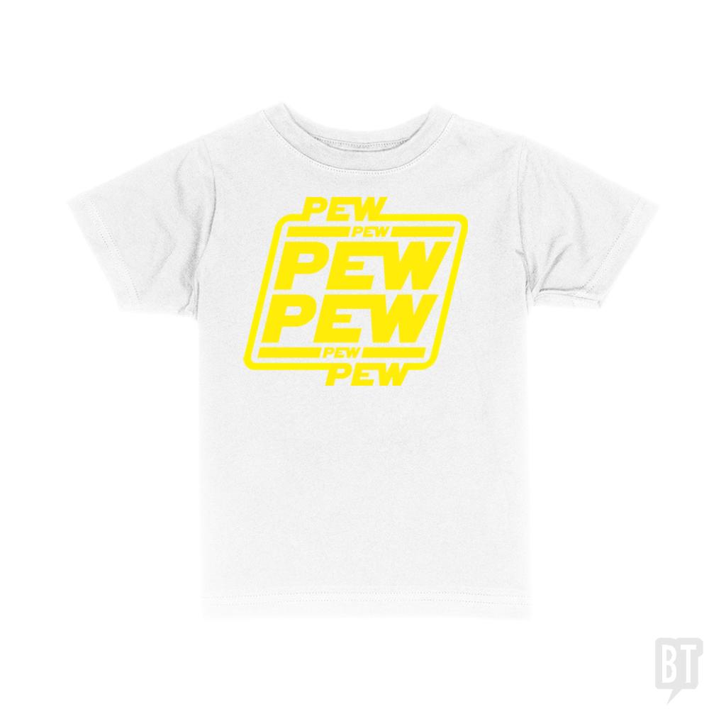 PEW PEW Kids Shirt - BustedTees.com