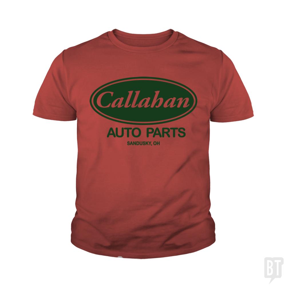 Callahan Auto Parts Kids Shirt - BustedTees.com