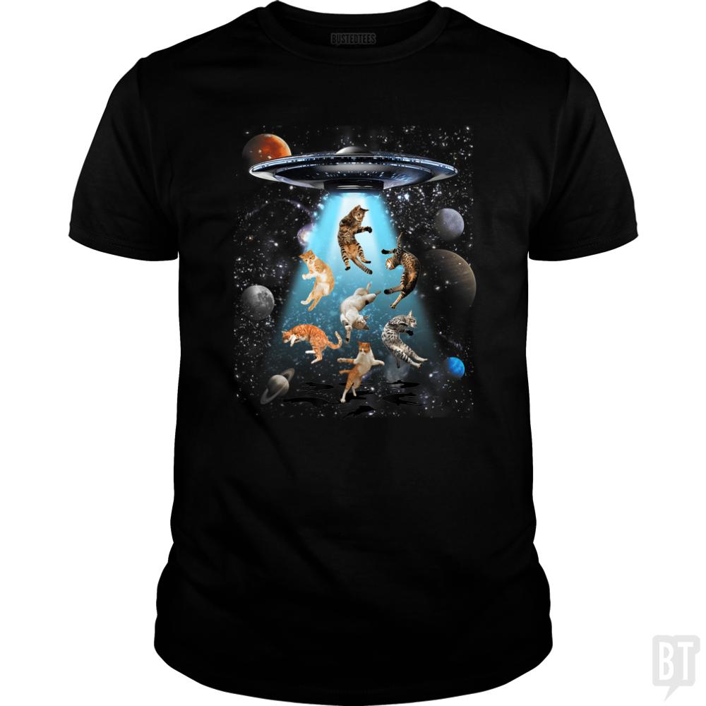Galaxy Cat Shirt - BustedTees.com