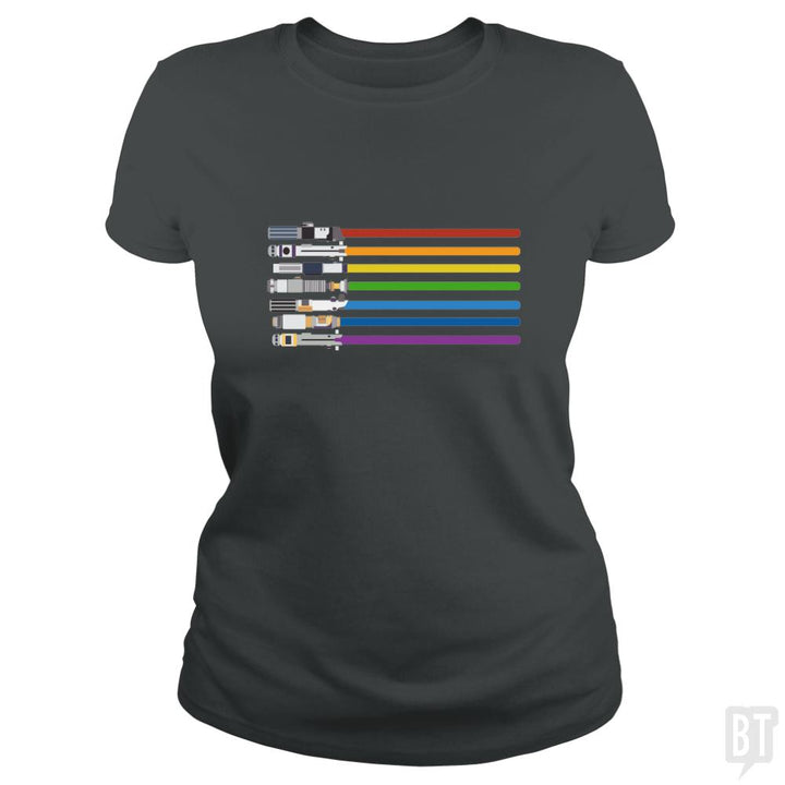 Rainbow With Love - BustedTees.com