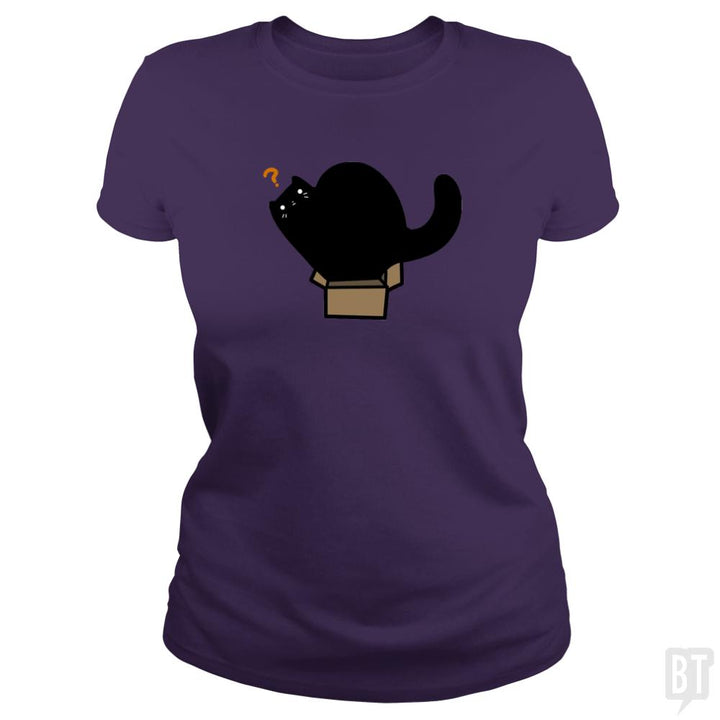Black Cat Tiny Box - BustedTees.com
