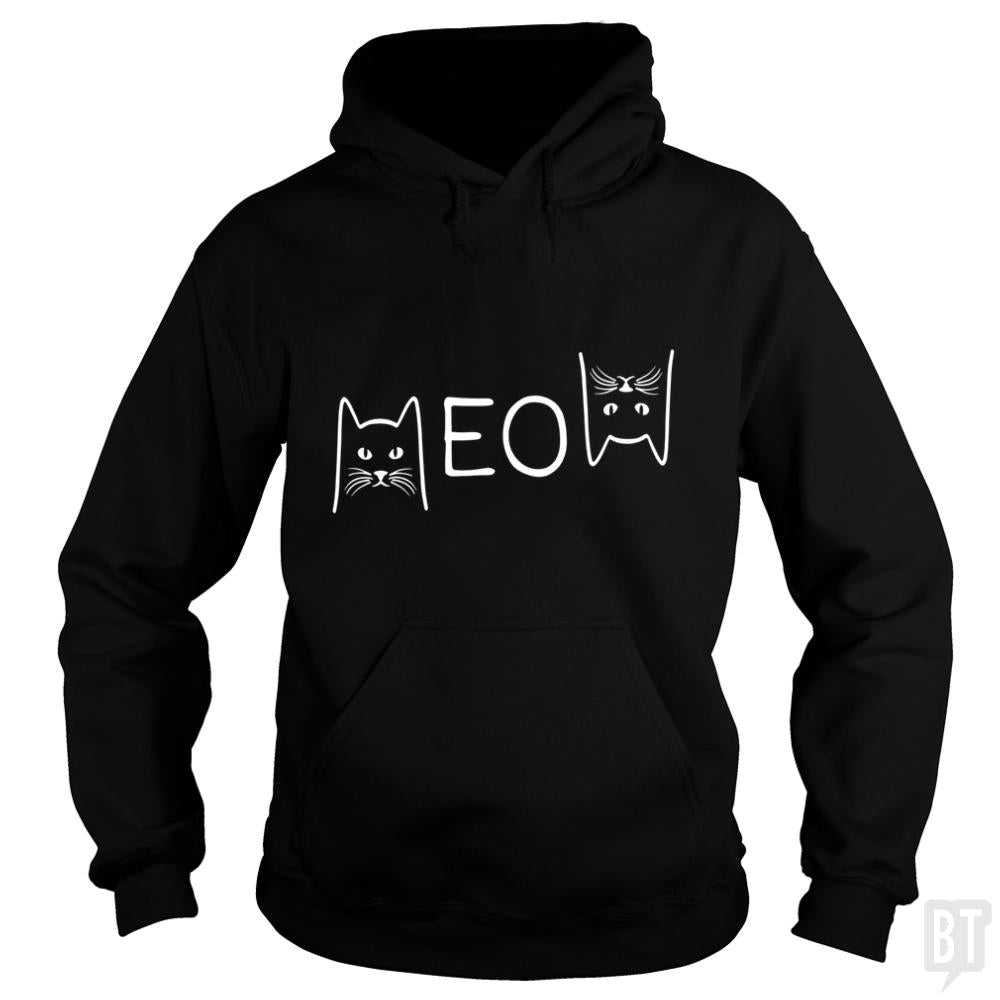 Funny Cats Meow Cat - BustedTees.com