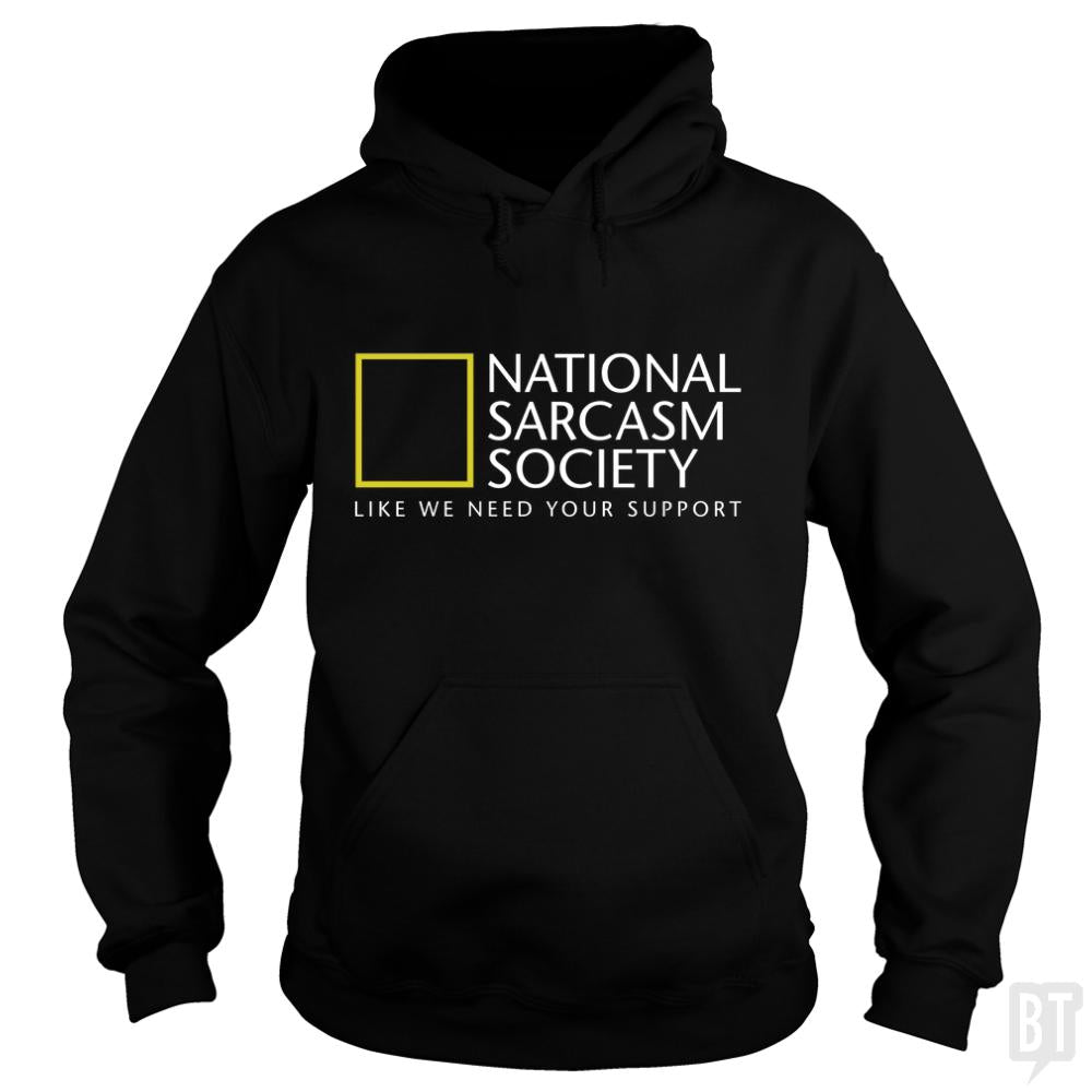 National Sarcasm Society Long Sleeves - BustedTees.com