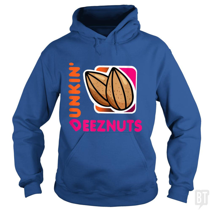 Dunkin Deez Nuts Funny Gifts Deez-Nuts - BustedTees.com