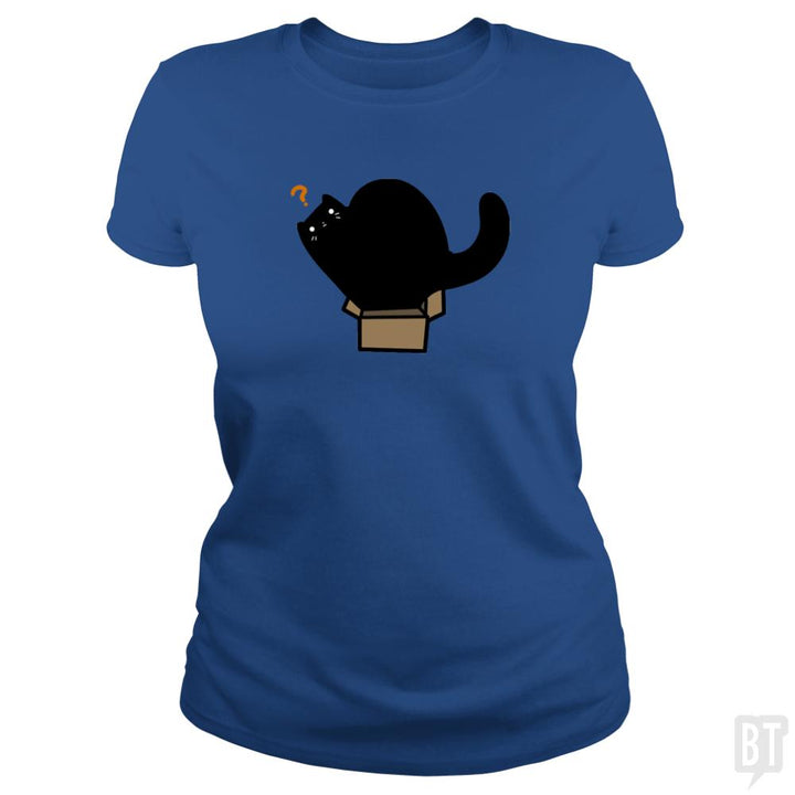Black Cat Tiny Box - BustedTees.com
