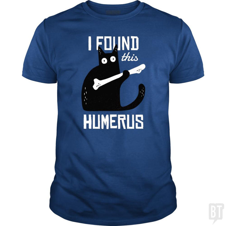Funny Cat with a Bone - BustedTees.com