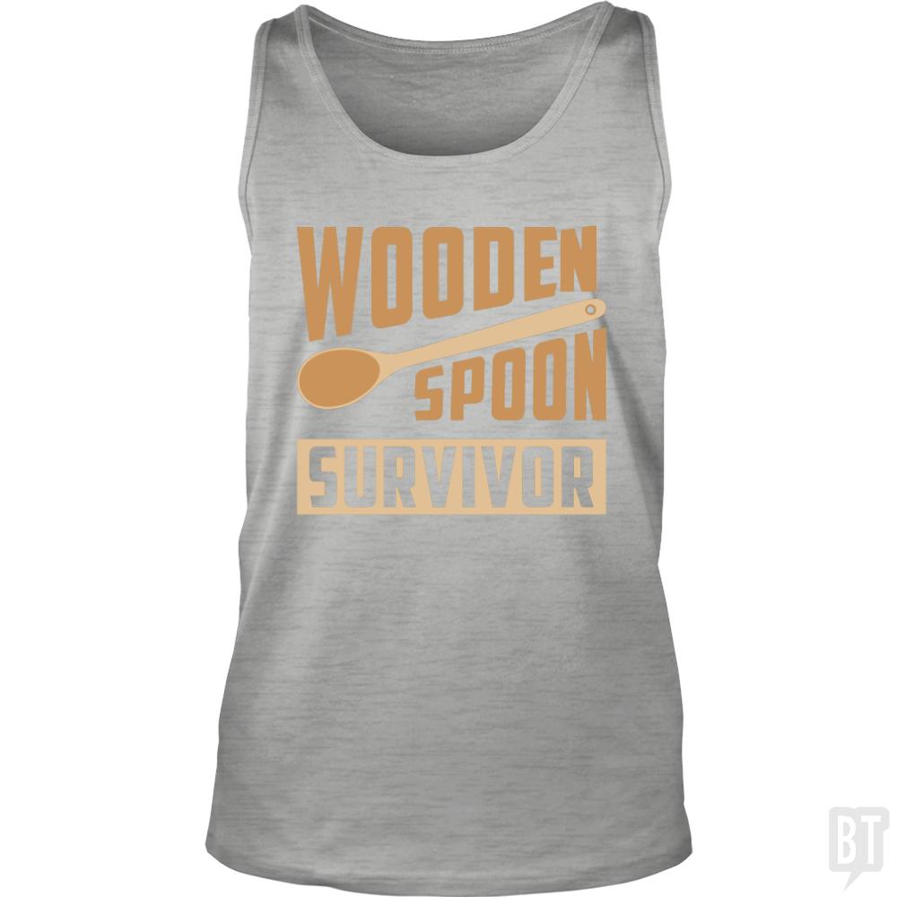 Wooden Spoon Survivor Tank Tops - BustedTees.com