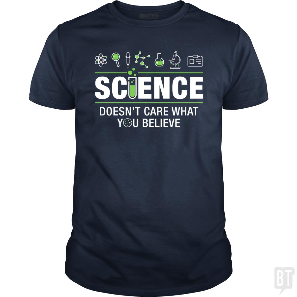 Doesnt Care What You Believe - BustedTees.com