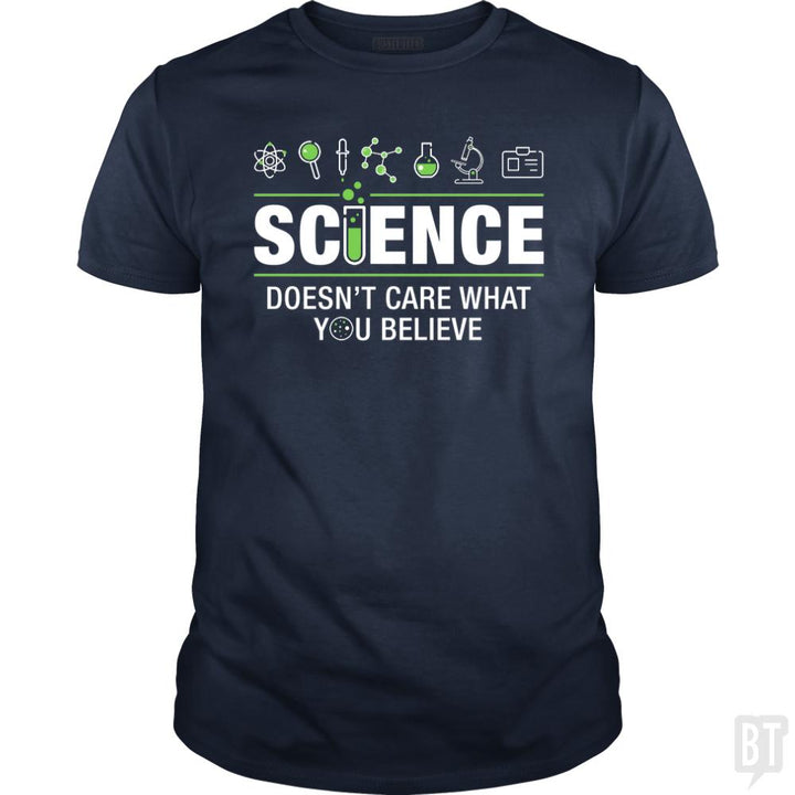 Doesnt Care What You Believe - BustedTees.com
